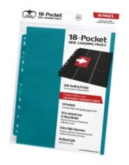 Ultimate Guard - 18-Pocket Side-Loading Pages - Petrol (10 Pages)