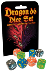 Dragon D6 Dice Set - Steve Jackson Games