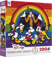 Disney PRIDE Collection: Rainbow Friends, 200 Piece Jigsaw Puzzle