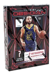 2023-24 Panini Obsidian NBA Basketball Trading Cards Hobby Box (2 Autos 1 Memorabilia)