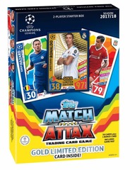 2017-18 Topps Attax Match UEFA Champion League Soccer Two Player Starter Box