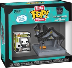 Funko Pop! Bitty Pop: Nightmare Before Christmas - Jack Skellington & Jack's House Bitty Pop Town