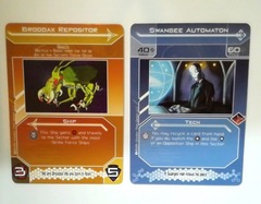 Galactic Strike Force: 2 Sided Promo Card: Broodax Repositor Swangee Automaton