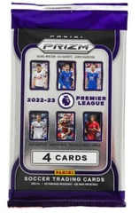 2022-23 Panini Prizm Premier League EPL Soccer Trading Cards Blaster Pack (4 Cards)