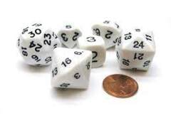 Who Knew? Dice Set - White