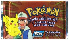 1999 Topps Pokemon TV Animation Trading Card Series 1 Pack