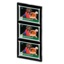 Ultra Pro 35PT 3-Card Black Border UV ONE-TOUCH Magnetic Holder