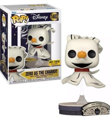 Funko Pop! Disney: The Nightmare Before Christmas Tarot Edition - Zero as The Chariot #1403 Hot Topic Exclusive w/Pop Protector