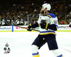 Ryan O'Reilly Goal celebration Game 5 of the 2019 Stanley CupFinals - Top Loaded 8x10 Photo - aawj165