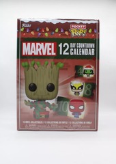 Marvel Funko Pocket Pops 12 Day Countdown Calendar Advent w/Deadpool Spider-Man