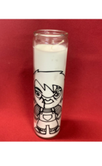 Halloween Pals 8in Glass Candle: Chucky (Child's Play)