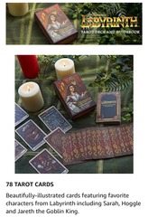 Jim Henson’s Labyrinth Official 78 Card Tarot Deck w/ Guidebook & Deluxe Box