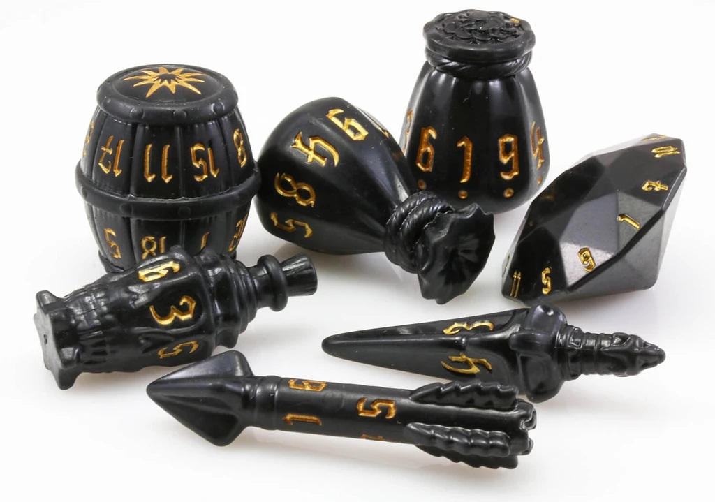 Polyhero Dice: Rogue Sets - Nightshade