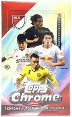 2021 Topps Chrome MLS Soccer Trading Cards Hobby Box (18 Packs / 1 Autos)
