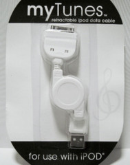 Retractable Data Cable for Ipod (New)