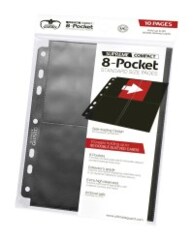 Ultimate Guard - 18-Pocket Side-Loading Pages - Grey (10 Pages)