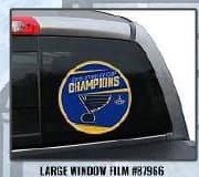 2019 Stanley Cup Champion - Large Window Film