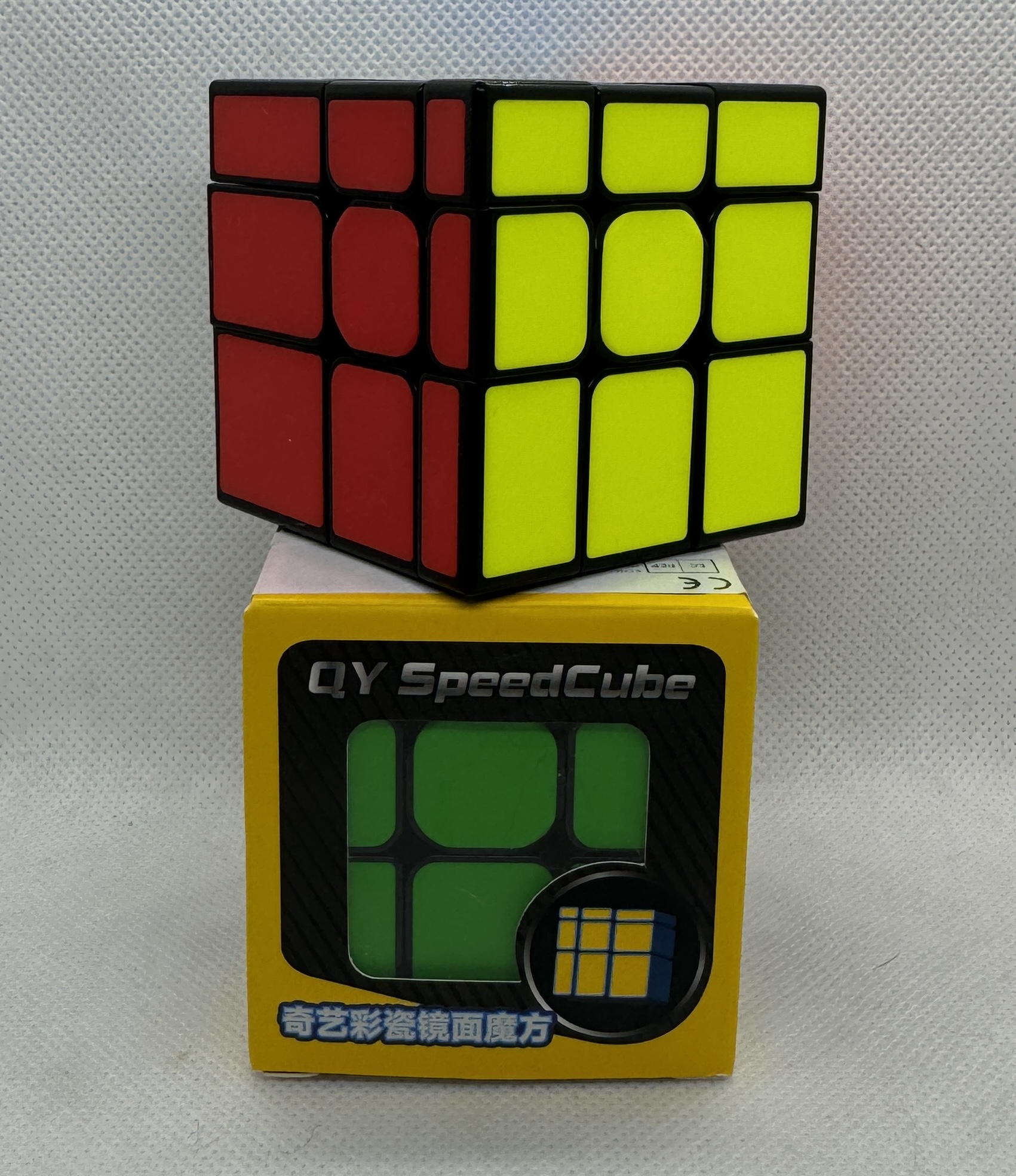Rubiks QY Speedcube 3x3 Mirror Cube Classic Black