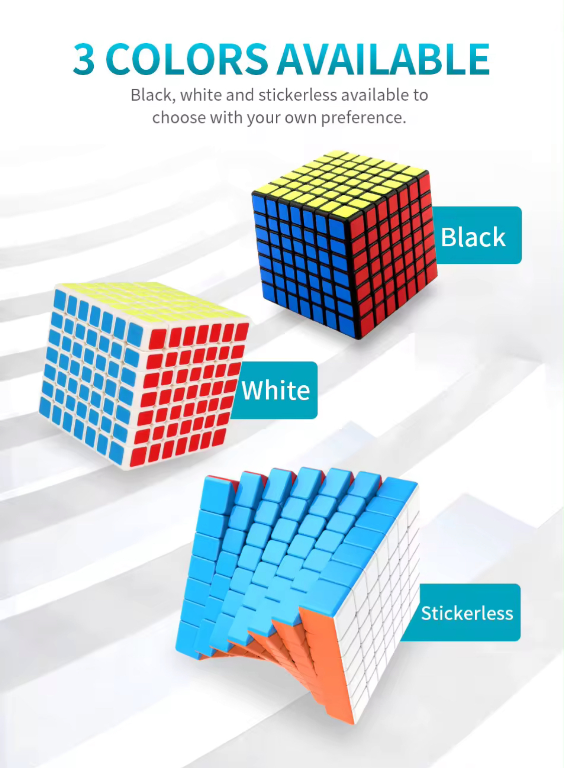 Rubiks Mei Long MoYu 7v2 WCA 7x7x7 Speedcube Stickerless