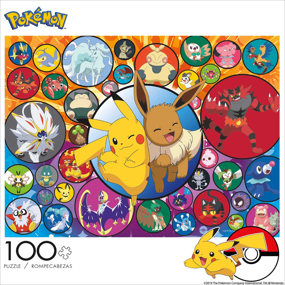 Pokémon 100-piece Jigsaw Puzzle - Poke Bubbles-Alola