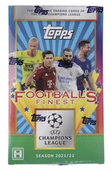 2021/22 Topps Football’s Finest UEFA Champions League Soccer Trading Cards Hobby Box (18 Packs)