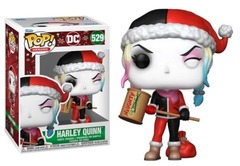 Funko Pop! Heroes: Harley Quinn #529 Holiday w/Naughty Mallet w/Protector