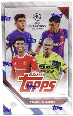2021/22 Topps UEFA Champions League Soccer Trading Cards Hobby Box (24 Packs)