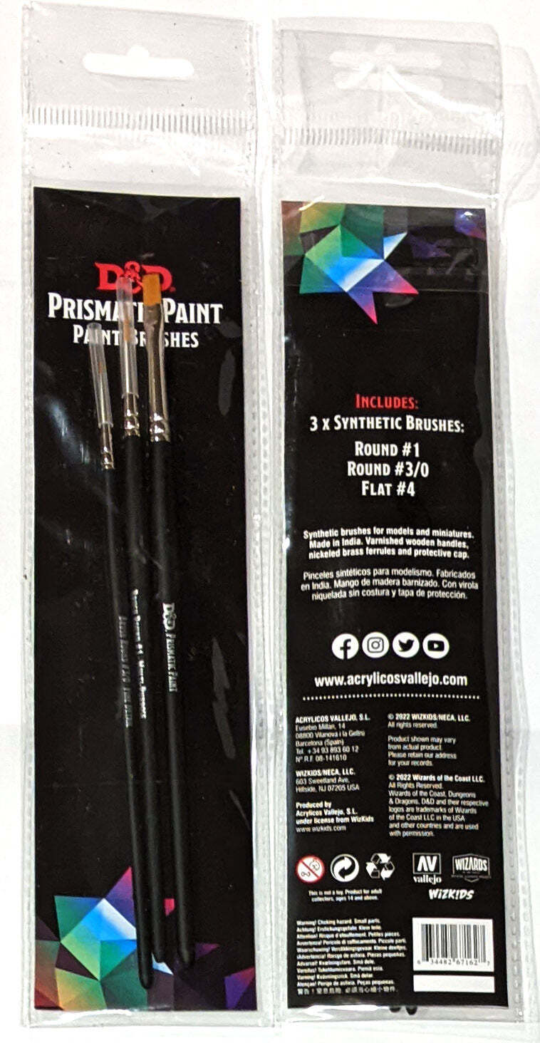 D&D Prismatic Paint: 3-Brush Set (67162)