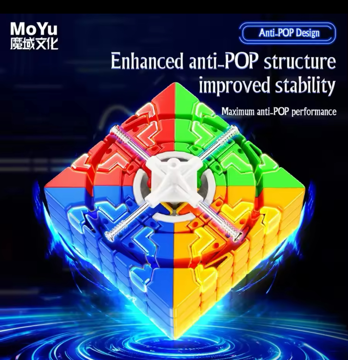 Rubiks Mei Long MoYu 7v2 WCA 7x7x7 Speedcube Stickerless