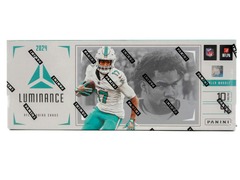 2024 Panini Luminance NFL Football Hobby Box 3 Autos, 1 Mem, 5 Par, 12 Inserts 4 Packs of 10