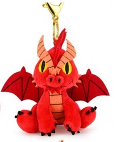 Dungeons & Dragons: 3-Inch Plush Charm - Red Dragon