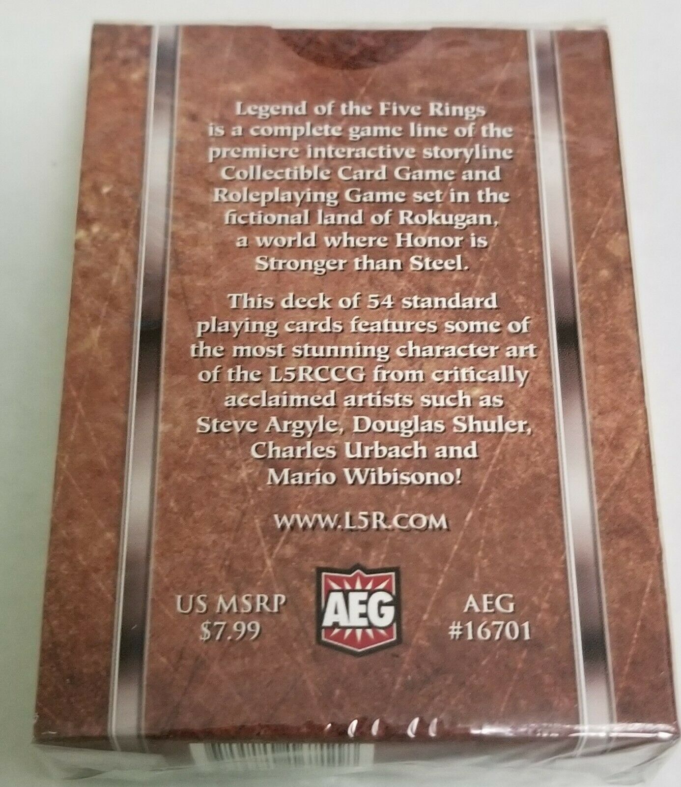 Legend of the Five Rings - Poker Deck