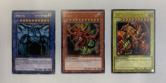 Yu-Gi-Oh! Egyptian God Card Set of 3 - Legendary Collection Ultra Rare Limited Edition LC01-EN001, EN002 & EN003 (Original Back)