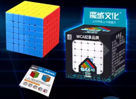 Rubiks Mei Long MoYu 6v2 WCA 6x6x6 Speedcube Stickerless
