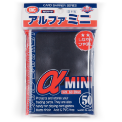 KMC - Yu-Gi-Oh! Size Super Alpha Mini Black - 50ct