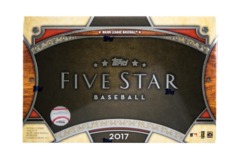 2017 Topps Five Star Baseball Hobby Box