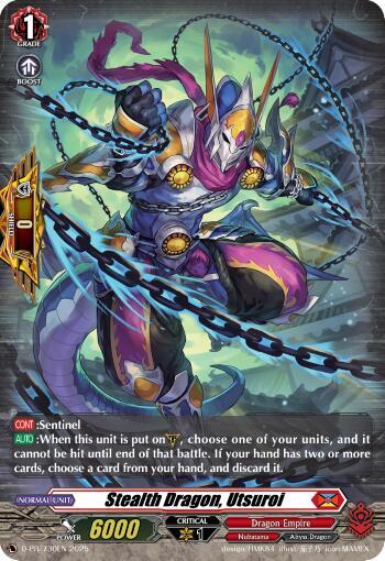 Stealth Dragon, Utsuroi (Foil) - D-PR/730EN - PR