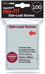 Ultra Pro - Standard Card Sleeves 64mm x 89mm - PRO-Fit Side-Load Clear 100ct