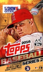 2016 Topps Series 2 Baseball Hobby Box