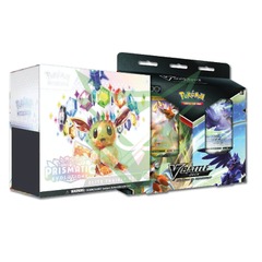 Pokémon Scarlet & Violet: Prismatic Evolutions Elite Trainer Box + Lycanroc vs Corviknight V Deck Bundle