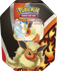 Eevee Evolutions Tin - Flareon V (Limit 1 per customer)