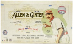 2020 Topps Allen & Ginter Baseball Hobby Box