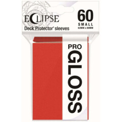 Ultra Pro - Small Deck Protectors: Eclipse Pro-Gloss Apple Red 60 ct