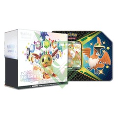 Pokémon Scarlet & Violet: Prismatic Evolutions Elite Trainer Box + Shining Fates Cramorant V Tin Bundle