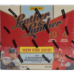 2019 Panini Leather and Lumber Baseball Hobby Box