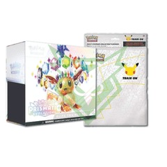 Pokémon Scarlet & Violet: Prismatic Evolutions Elite Trainer Box + First Partner Collector's Binder Bundle