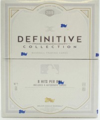 2019 Topps Definitive Collection Baseball Hobby Box