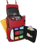 ENHANCE Trading Card Storage Backpack Designer Edition - Tabletop - Red
