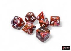 7 Festive Symphony w/ white dice set - CHX27543