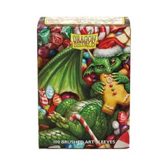 Dragon Shield - Standard Size Brushed Art Sleeves (100 ct.) - Xmas 2024